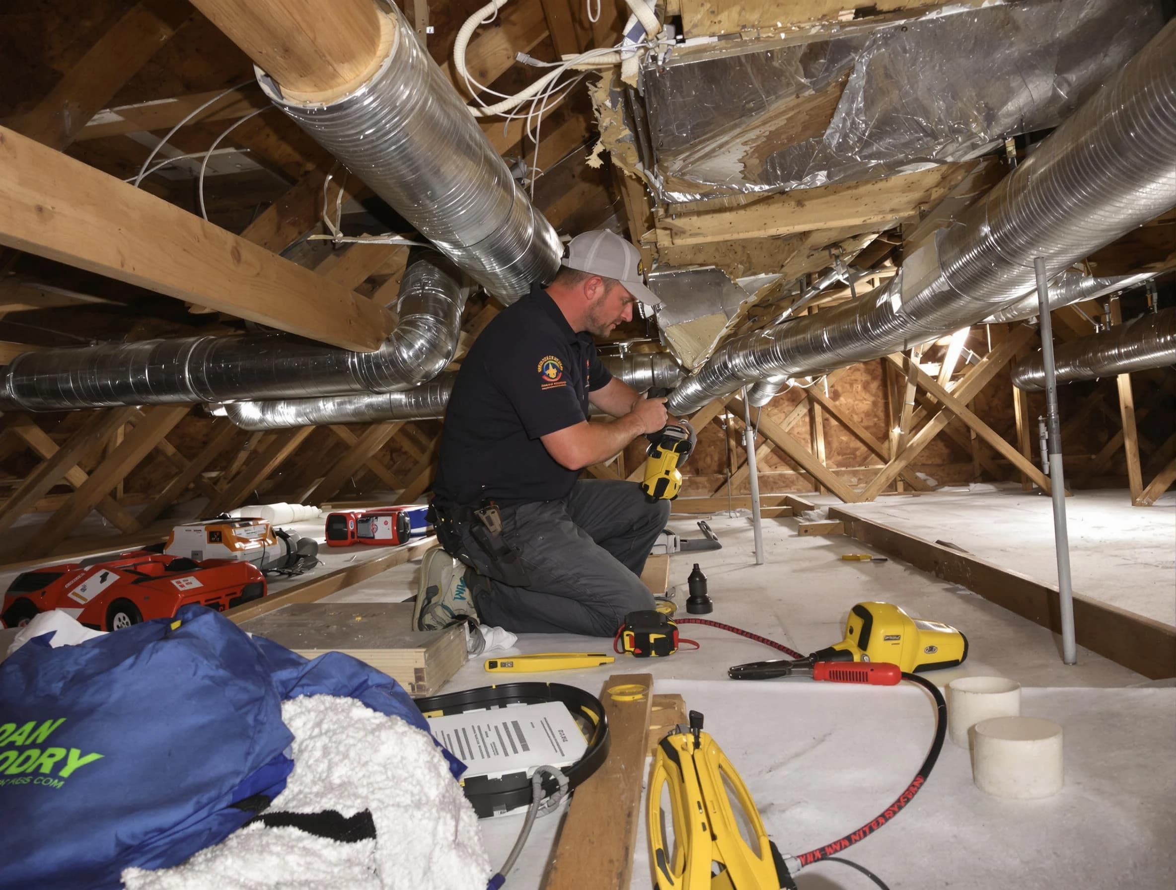 Professional air duct repair by Clinton Air Duct Cleaning in Clinton