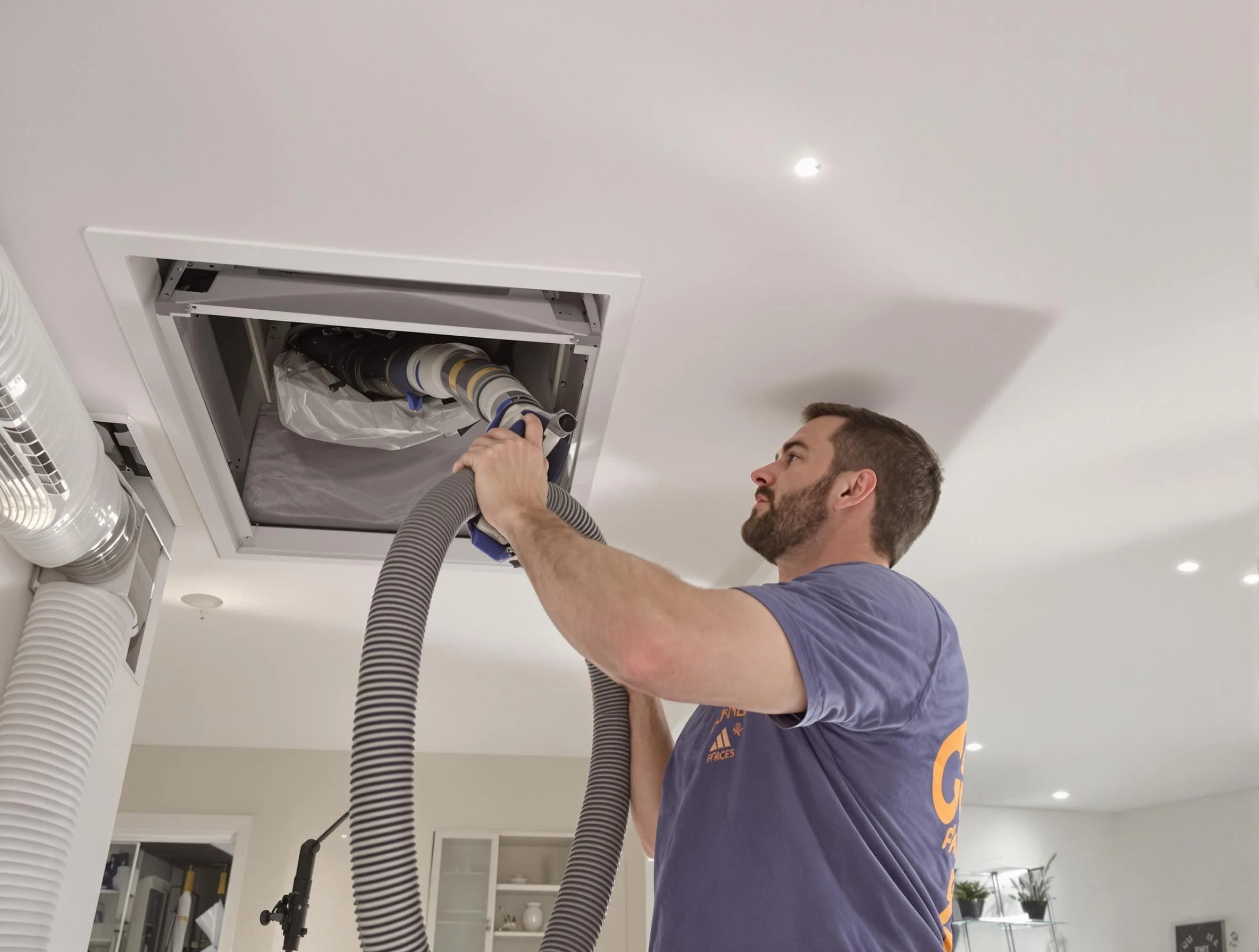 Precision indoor duct cleaning by Clinton Air Duct Cleaning in Clinton