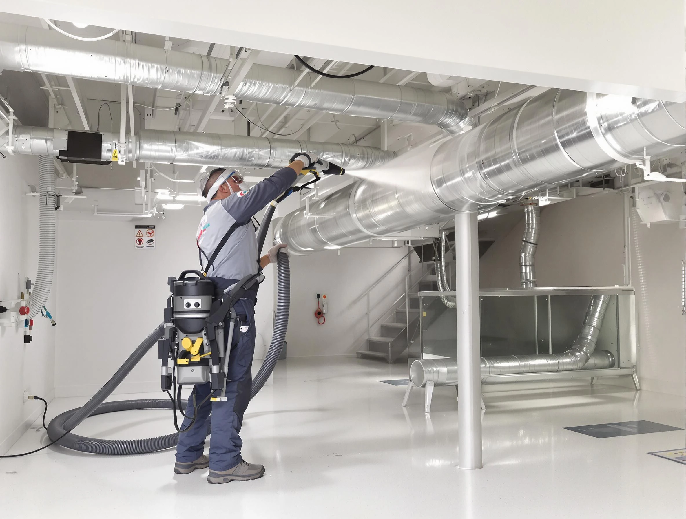 Professional central duct cleaning by Clinton Air Duct Cleaning in Clinton