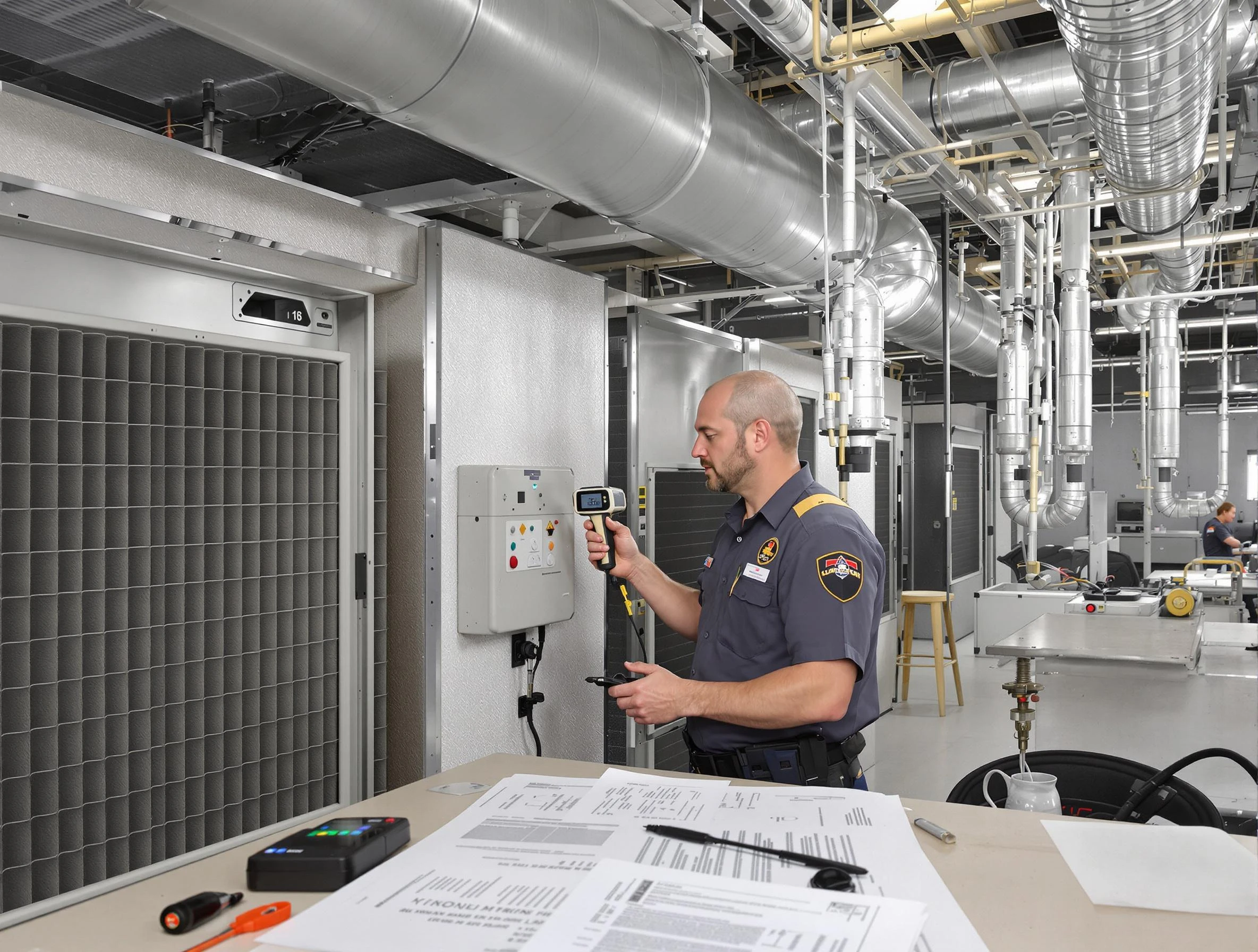 Professional filter system inspection by Clinton Air Duct Cleaning in Clinton