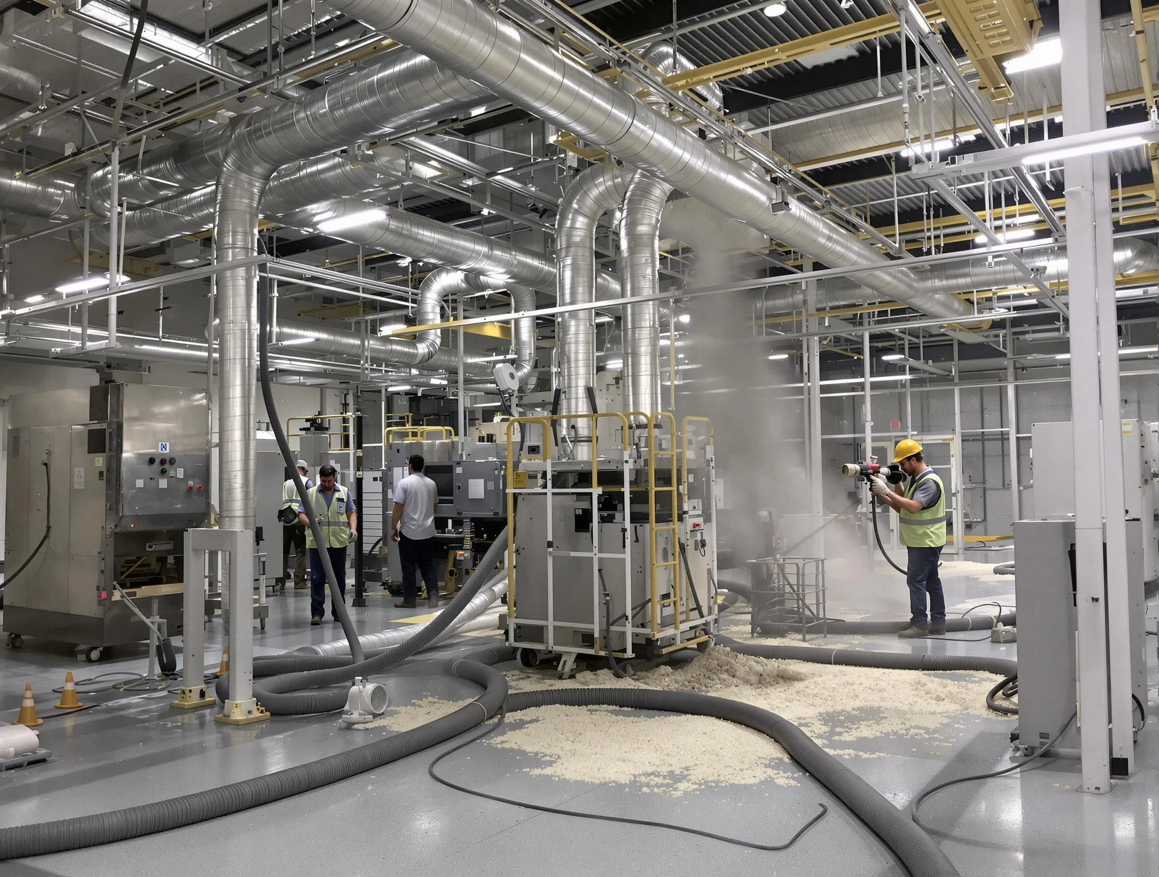 Heavy-duty industrial duct cleaning by Clinton Air Duct Cleaning in Clinton